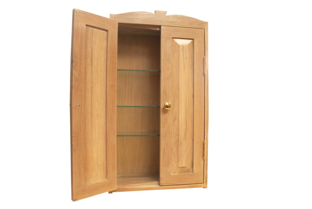 Solid Oak Bathroom Cabinet