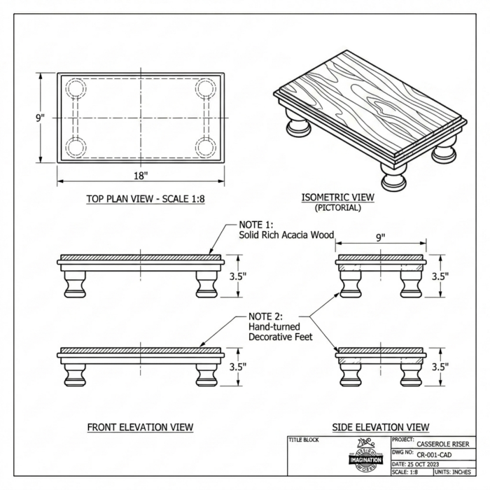Casserole Riser
