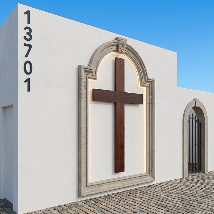 10 foot IPE wood cross