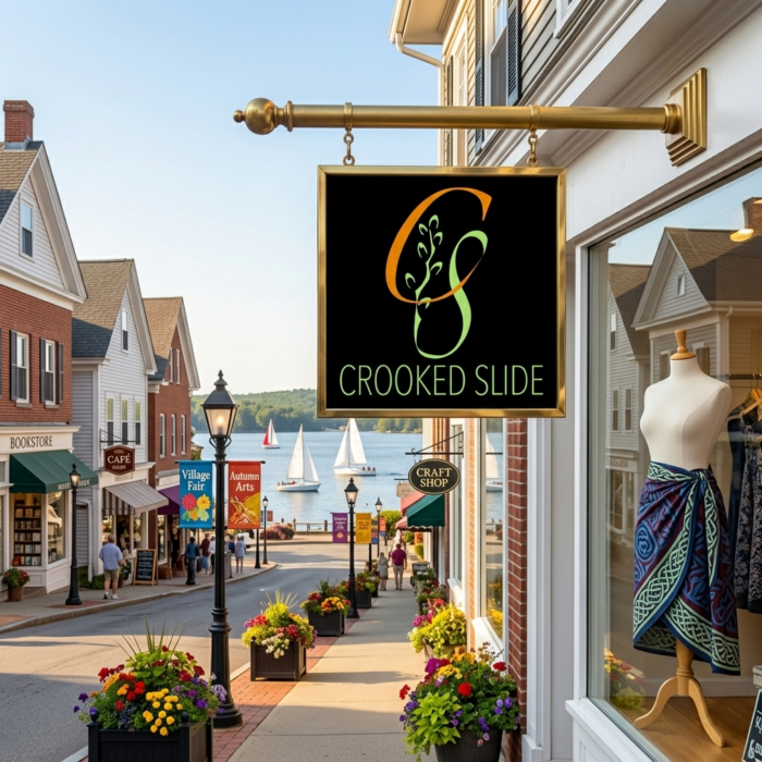 Crooket Slide Sign