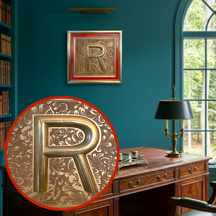 The framed "R "