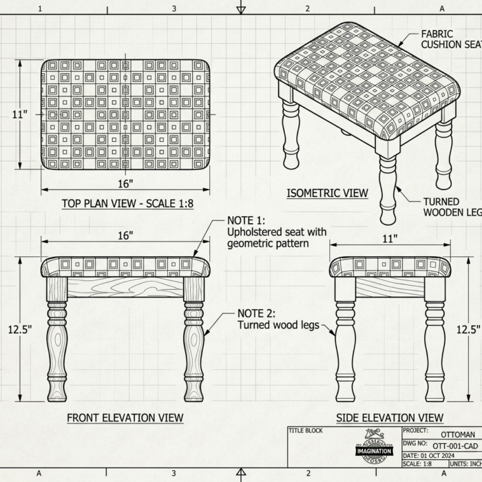 Ottoman CAD drawing